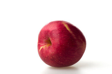 red apple isolated on white background