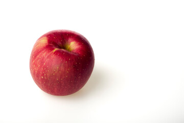red apple isolated on white background