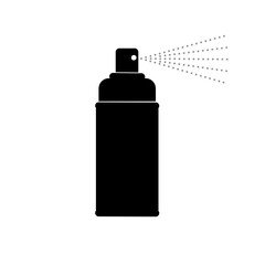 spray bottle isolate on white background.