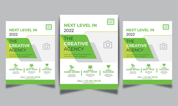 creative and unique corporate and business flyer design.