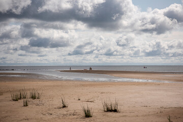 Baltic sea shore in Latvia