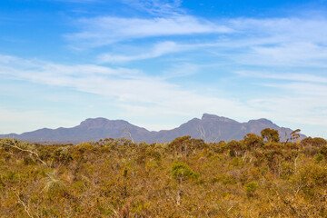 The wonderful landscape in the Stirling Range Nationalpark north of Albany in southwestern Australia