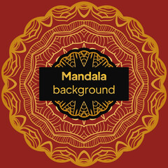 Obraz premium template with floral frame pattern. For business card, fitness center, meditation class. vECTOR