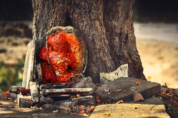 Religious devotion showing faith and worship