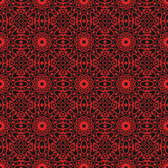 card with geometrical ornament. vector illustration.