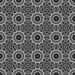 Abstract seamless pattern with abstract geometric style. Repeating Sample Figure And Line. For Modern Interiors Design, Wallpaper, Textile Industry. Vector