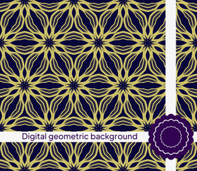Luxury Traditional Ornamental Design. Modern Seamless Geometry Pattern. Vector Illustration. For Interior Design, Printing, Web And Textile Design.