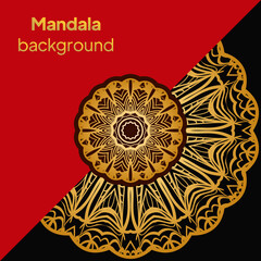 Decorative Mandala. Vector Illustration. Tribal Ethnic Ornament With Mandala. Anti-Stress Therapy Pattern. Indian, Moroccan, Mystic, Ottoman Motifs.