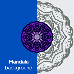 Ethnic Ornamental Mandala. Decorative Design Element. Illustration.