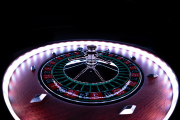Obraz premium Roulette table close up at the Casino