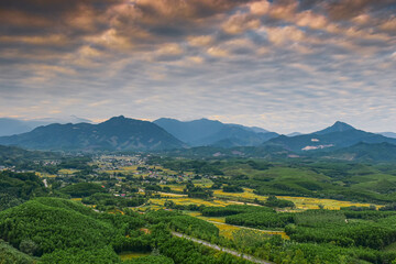 Naklejka premium landscape with mountains
