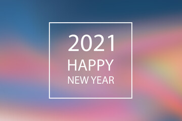 Happy New Year 2021 Greeting Card