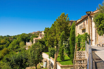 Fototapeta na wymiar The historic medieval village of Scansano, Grosseto Province, Tuscany, Italy 