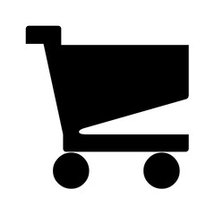 Shopping cart symbol illustration	