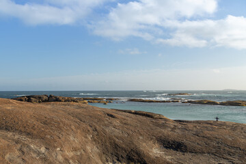 Fototapeta na wymiar Panorama of the landscape in the William Bay National Park close to Denmark in Western Australia