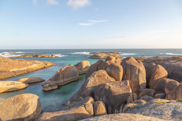 The Elephant Rock in the William Bay National Park close to Denmark in Western Australia