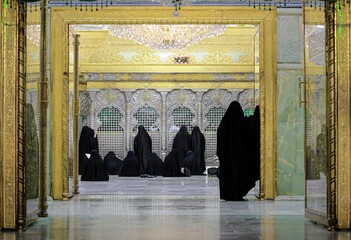 Imam Hussein Ibn Ali Ibn Abi Talib's wife in Karbala, Iraq