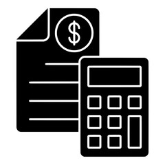calculator icon illustration