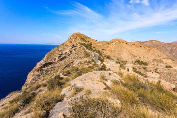 Fototapeta na wymiar Cabo Tinoso landscape in Spain