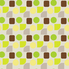 Colored pattern of geometric shapes. For printing on fabric.