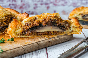 Vegan mushroom Wellington