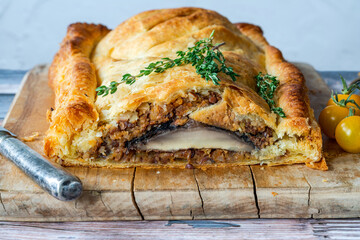 Vegan mushroom Wellington