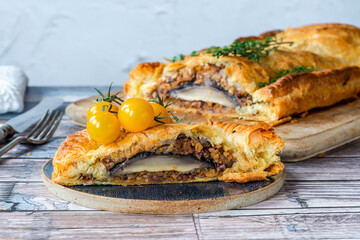 Vegan mushroom Wellington