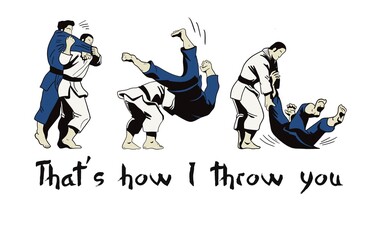 Judo Throw Ippon Seoi Nage