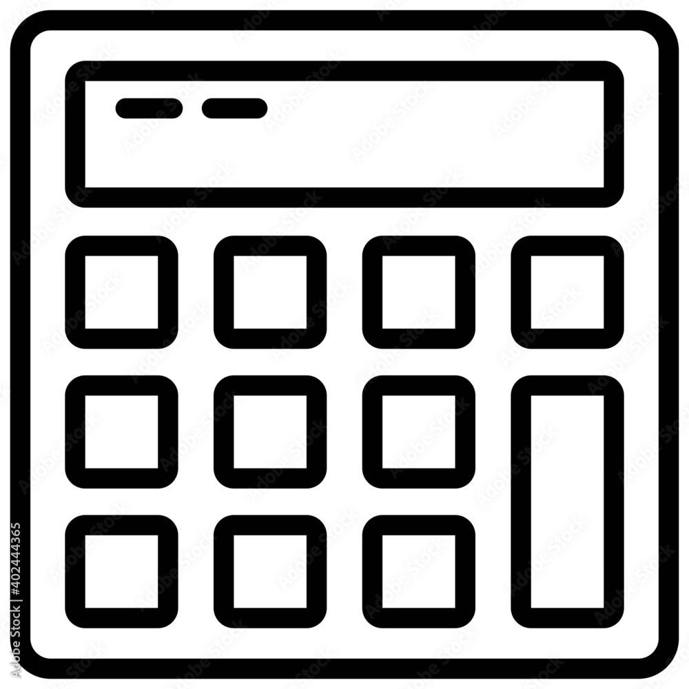 Wall mural calculator