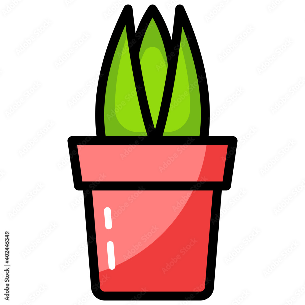 Sticker aloe vera