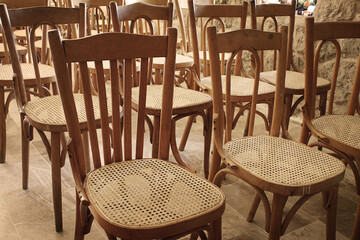 Empty Chairs in Church, Lebanon