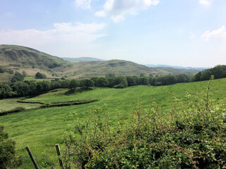 Fototapeta na wymiar A view of the Lake District near Coniston