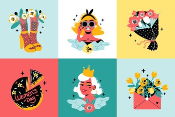 Fototapeta premium Womens Day Design Concept