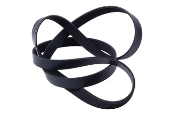 Generator belt car isolated on white background.