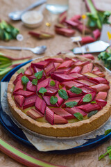 Tarta z rabarbarem