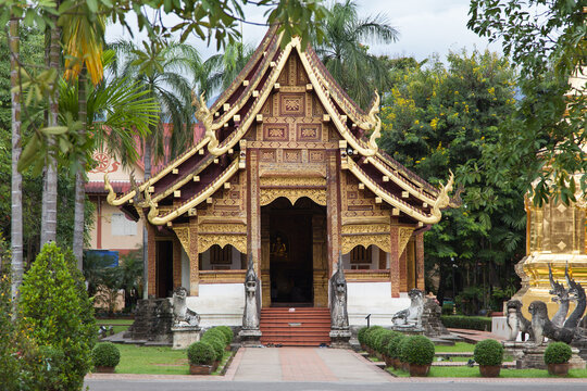 Wihan Lai Kham at Wat Phra Singh, Chiang Mai