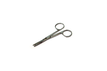 Old scissors with rust on it