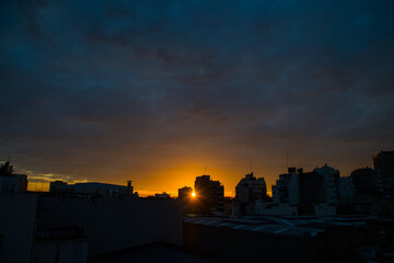 Atardecer en Palermo Buenos Aires