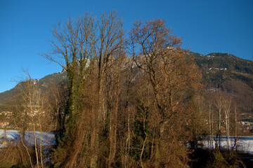 Vaduzer Landschaft in Liechtenstein 16.12.2020