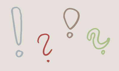 Hand drawn doodle icon. Vector illustration. Scribble element isolated on white background. Simple drawing