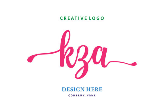 KZA lettering logo is simple, easy to understand and authoritative