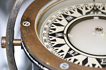 old Dutch gimballed mariner’s compass