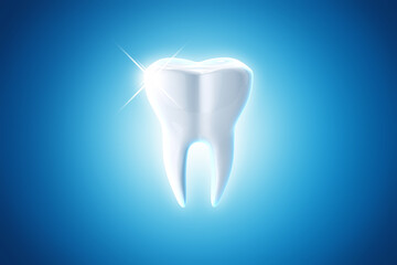 White tooth background