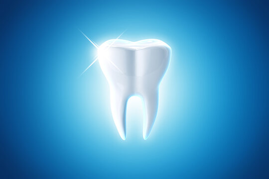 White tooth background