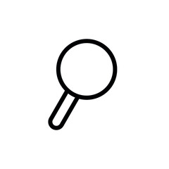Magnifying glass vector icons. Search, zoom icons.