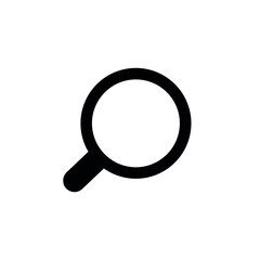 Magnifying glass vector icons. Search, zoom icons.