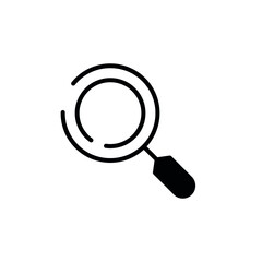 Magnifying glass vector icons. Search, zoom icons.