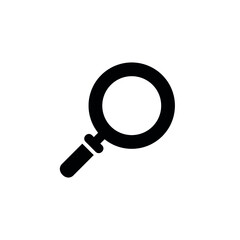 Magnifying glass vector icons. Search, zoom icons.