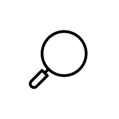 Magnifying glass vector icons. Search, zoom icons.