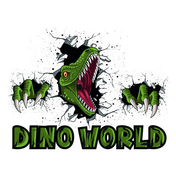 Dinosaurio ilustraci&oacute;n  